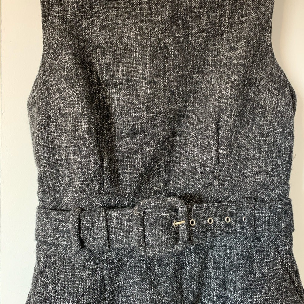 Banana Republic tweed midi with belt